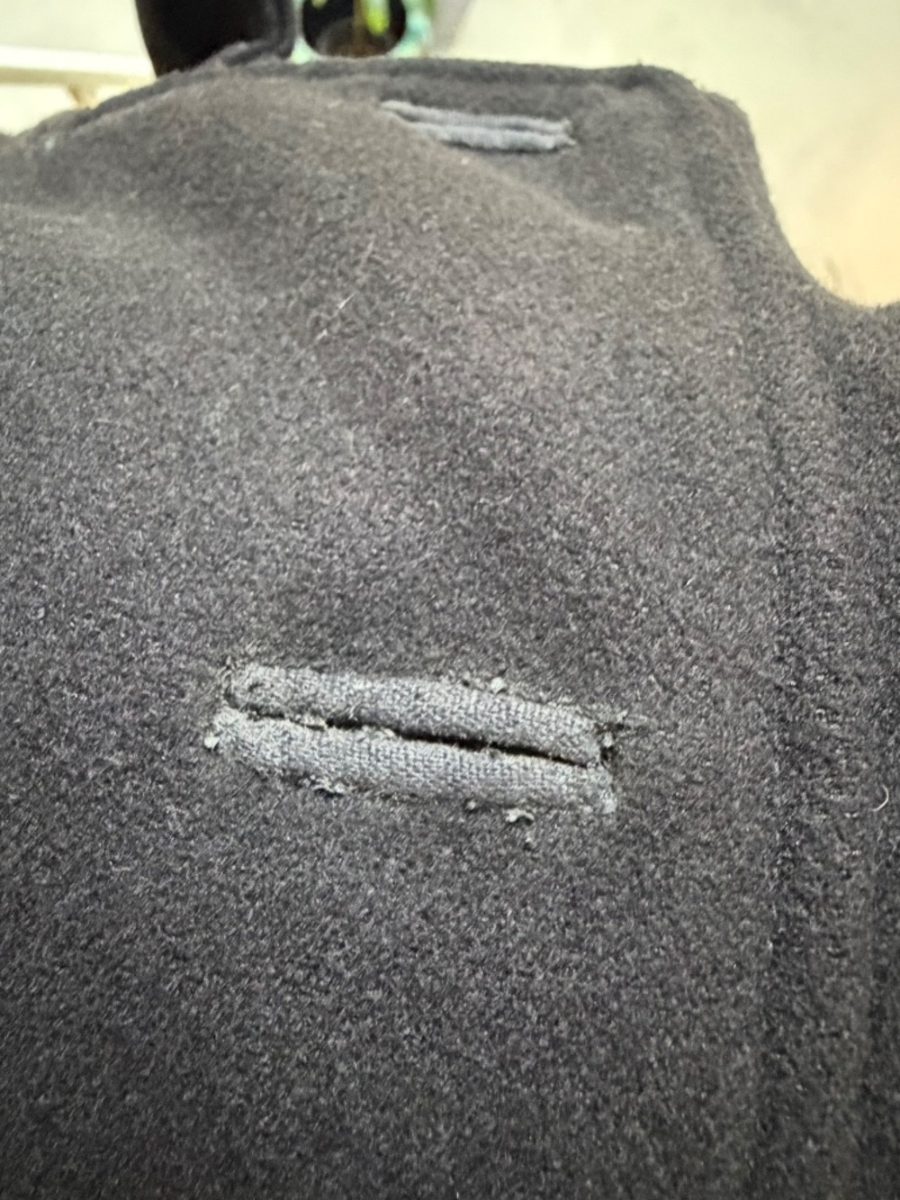 DKNY Women’s ruffles trims coat - Picture 9 of 9